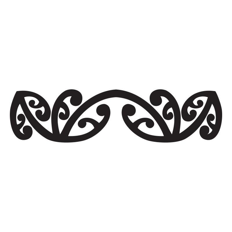 Maori Koru Wall Border NZ Kiwi Symbol Wall Tattoo Decal Vinyl ...