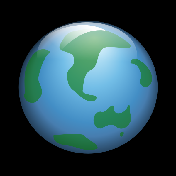 World Wide Web Black Background Clip Art - vector ...