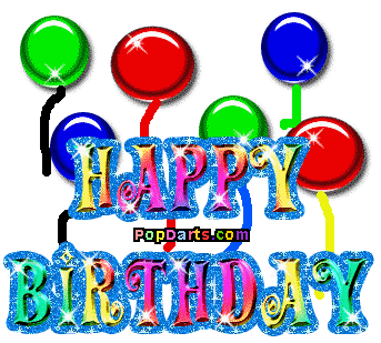 Animated Happy Birthday Balloons - GIF Birthdays Images