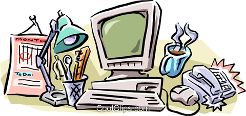 Office equipment clipart