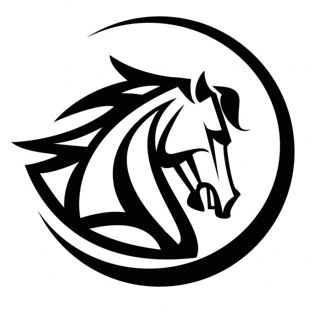 1000+ images about Horse siluets, graphic, tatoo, stencils on ...