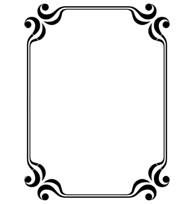 14 Filigree Vector Borders Images - Filigree Vintage Border Clip ...