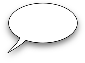 Comic Caption Cloud Clipart