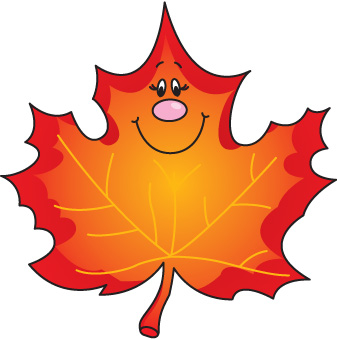 Pile of fall leaves clip art