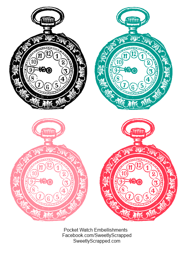 Watch Free Printable Clock Faces, Clocks, Clock Faces Sweetly ...