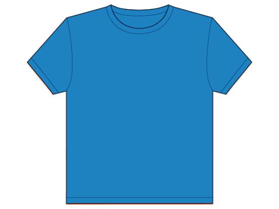 T Shirt Design Template Blue - ClipArt Best