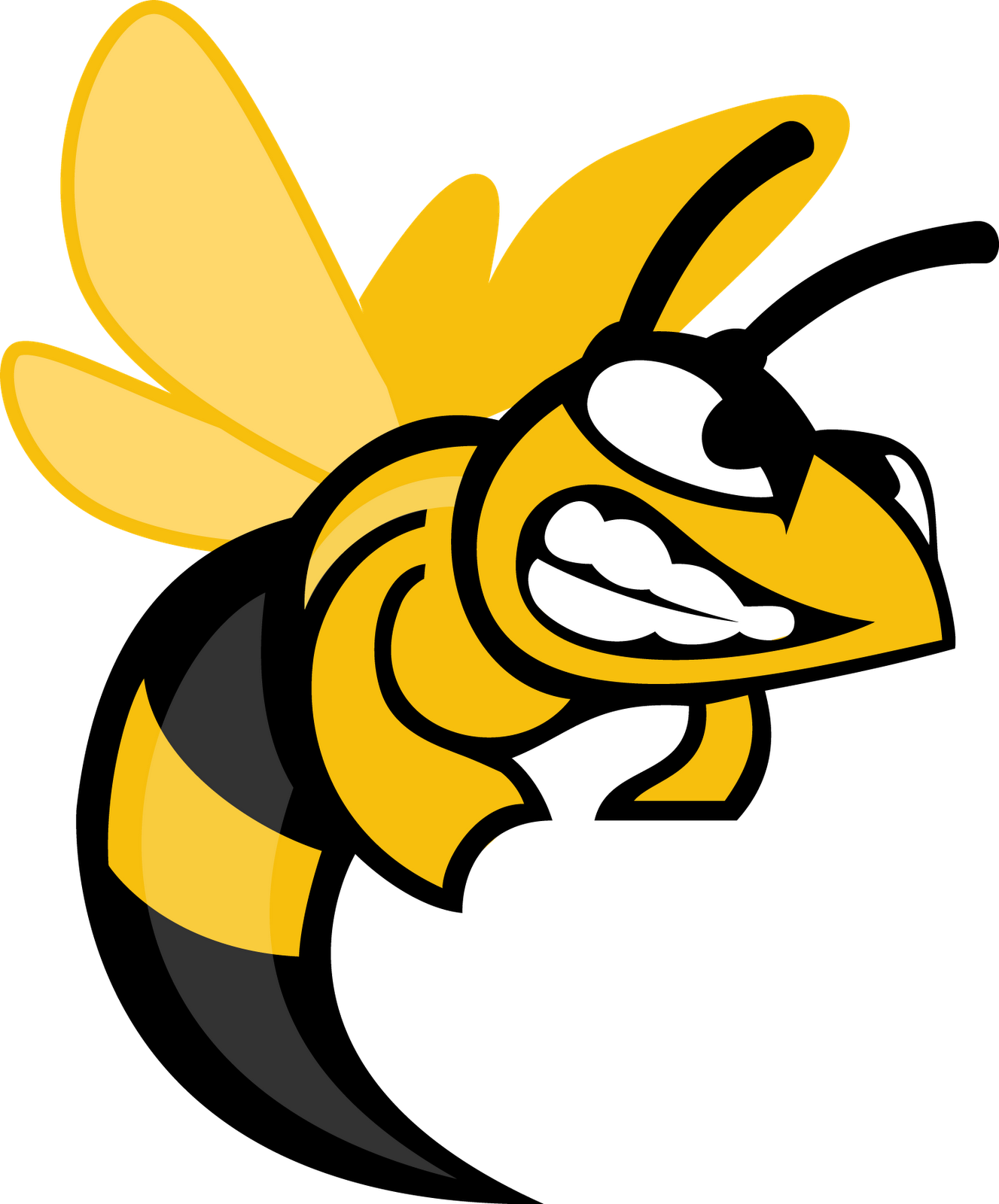 Hornet mascot clipart