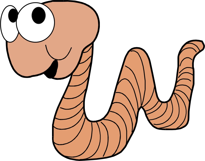 Clipart worms cartoon