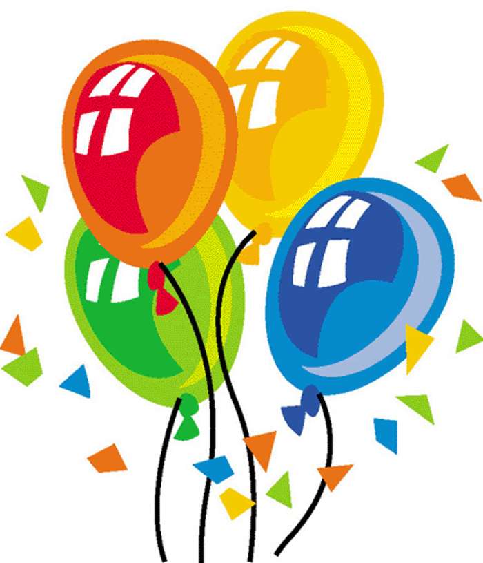 Birthday Balloons Clipart - Tumundografico