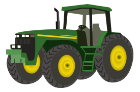 John Deere Tractor Clip Art - Tumundografico