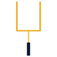 American football goal post Vector Image - 1485907 | StockUnlimited