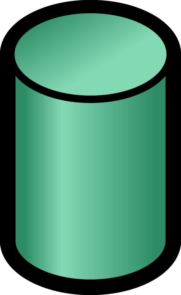 Database Diagram Stencil Component - vector Clip Art