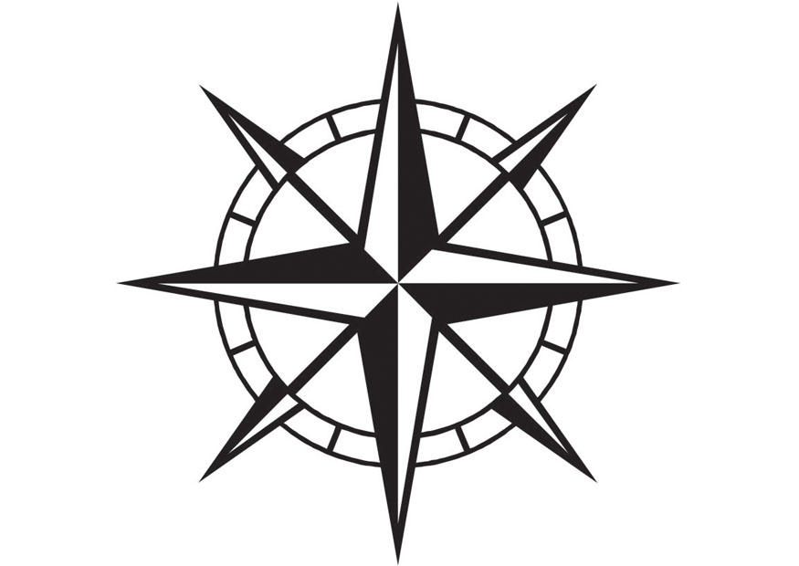 Coloring Compass - ClipArt Best
