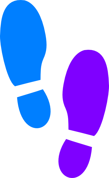 Children Walking Feet Clip Art - Free Clipart Images