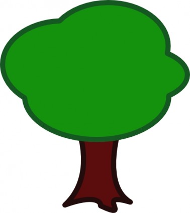Simple Tree Outline | Free Download Clip Art | Free Clip Art | on ...