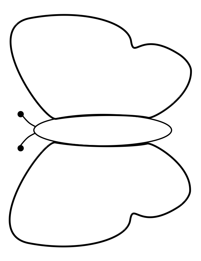 Butterfly Outline Pattern | Free Download Clip Art | Free Clip Art ...