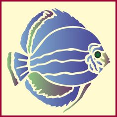 Tropical fish, Tropical and Stencils
