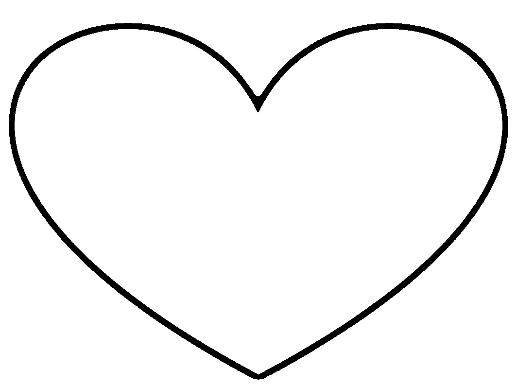 Free clip art heart outline