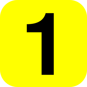 Number One Clipart - Free Clipart Images