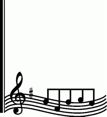 Musical Instruments Black And White Christmas Clipart