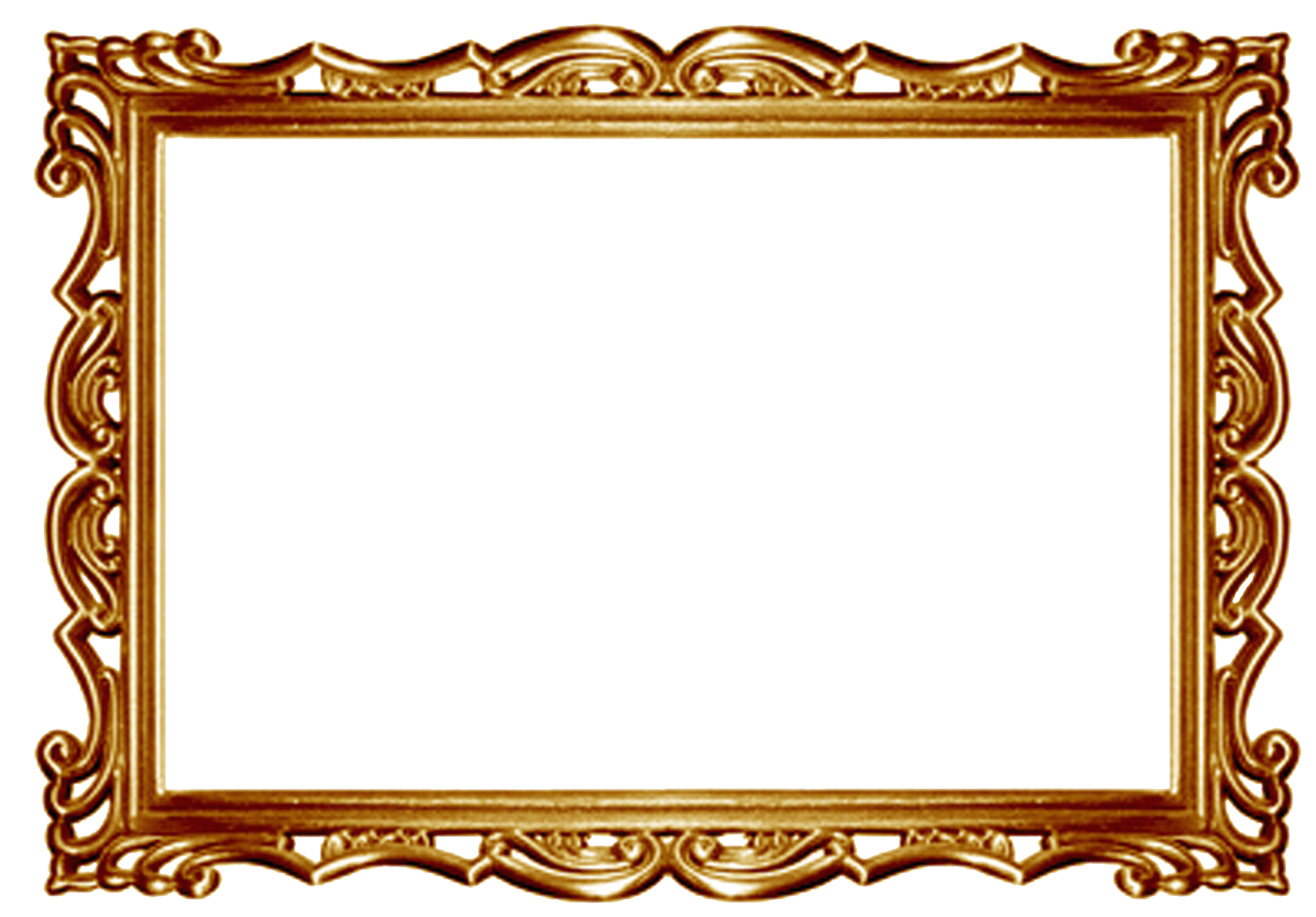 Gold Frame Border Clipart