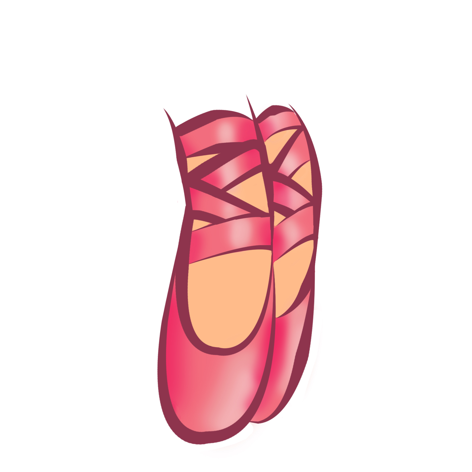 Cartoon Ballet Shoes