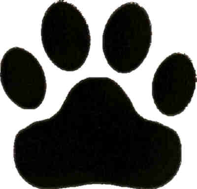 Bear paw print clip art