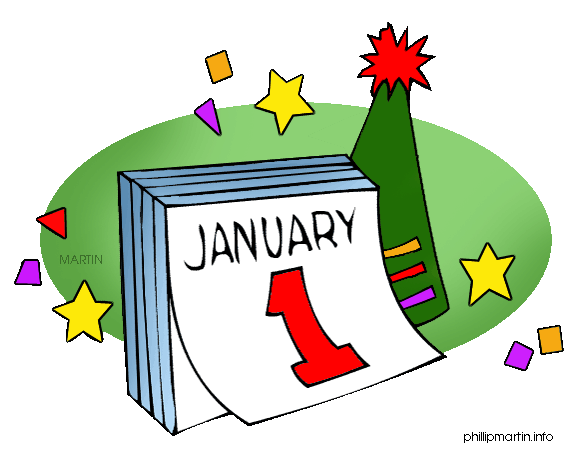 Happy new year 6 free clip art events happy new - Clipartix