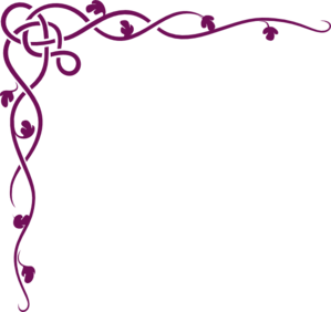 Purple wedding clipart free