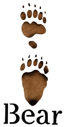 Bunny Paw Print Clip Art