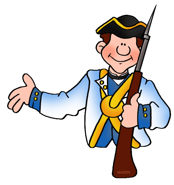 Clip Art American Patriotic Colonial Soldier Clipart