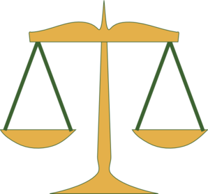 Scales of justice clipart