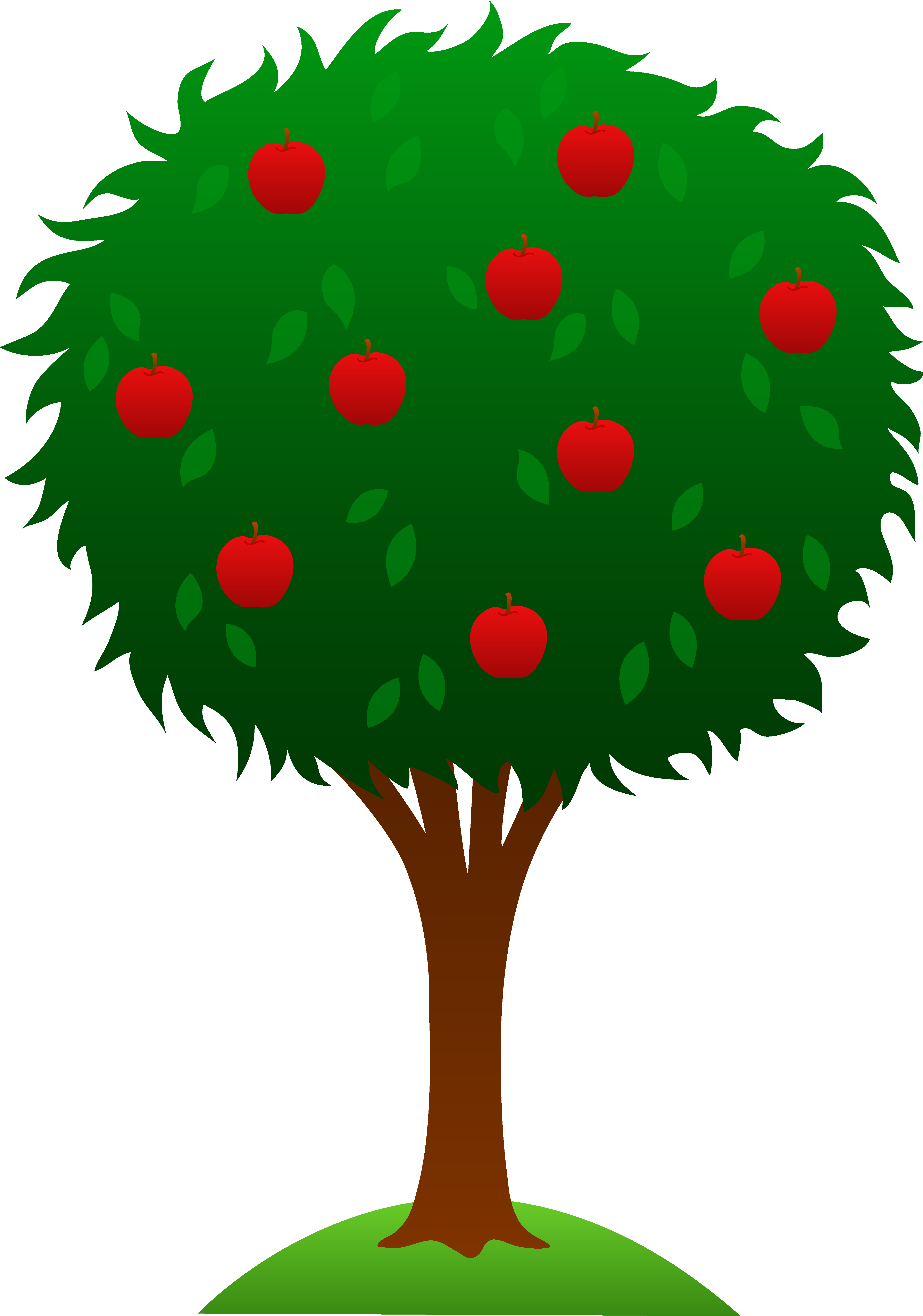 Clipart of a tree animation