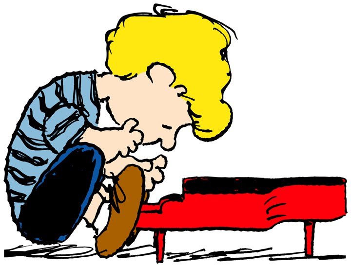 Cartoon Piano Keys
