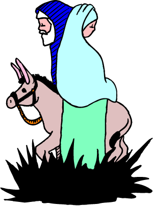 Two Hearts Design - Christmas Clipart - Nativity