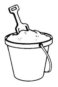 Beach Bucket Coloring Page Coloring Pages