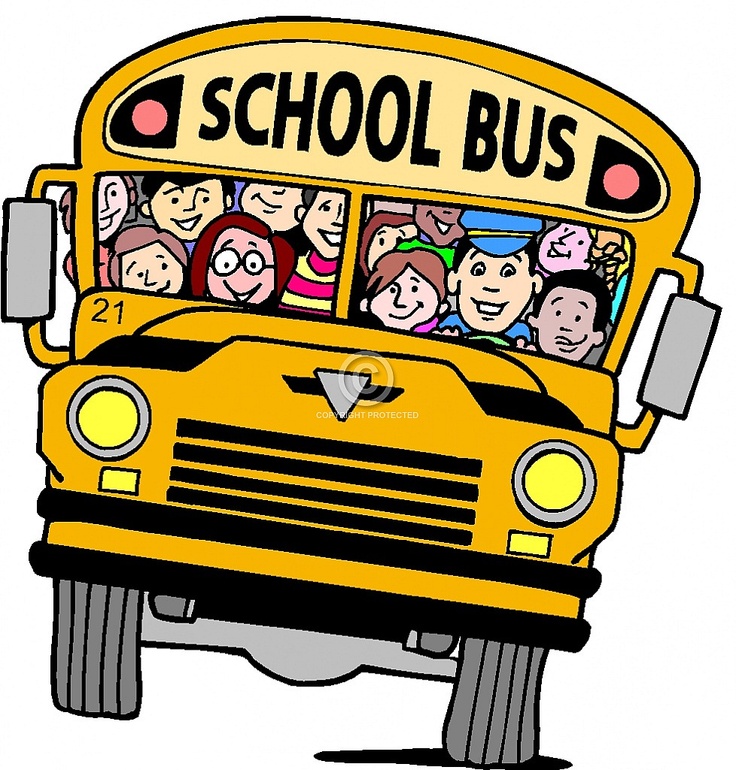 In the bus clipart