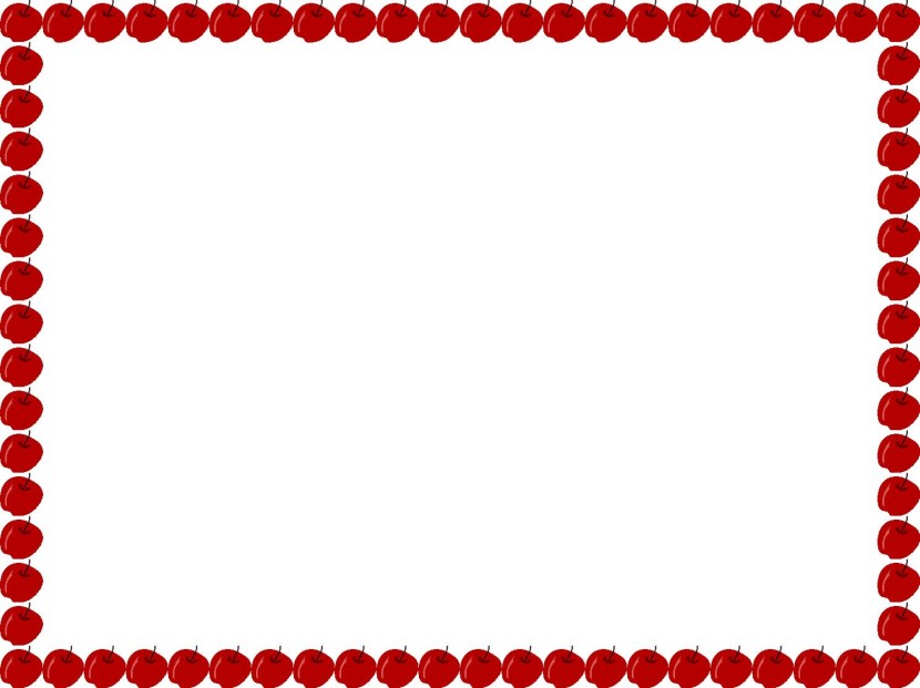 Apple Border Clipart - Tumundografico