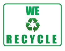 Recycling, Plastic and Signs