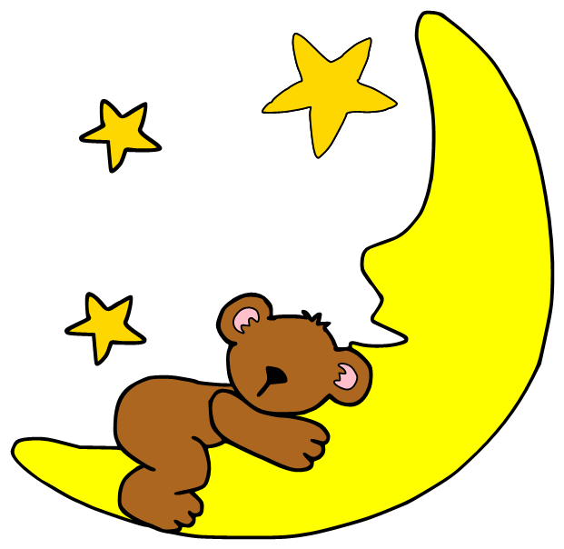 Sleeping moon clipart png