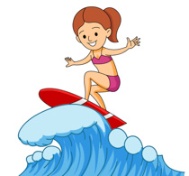 Free Sports - Surfing Clipart - Clip Art Pictures - Graphics ...