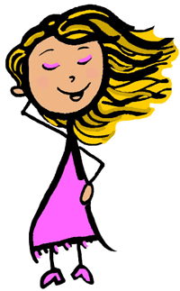 Girl Stick Figure Clipart