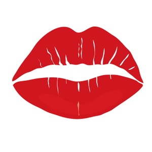 Clip art red lips