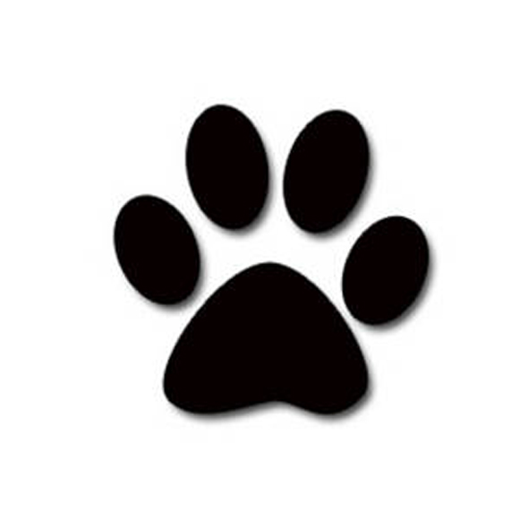 Dog Paw Print Clipart - Tumundografico