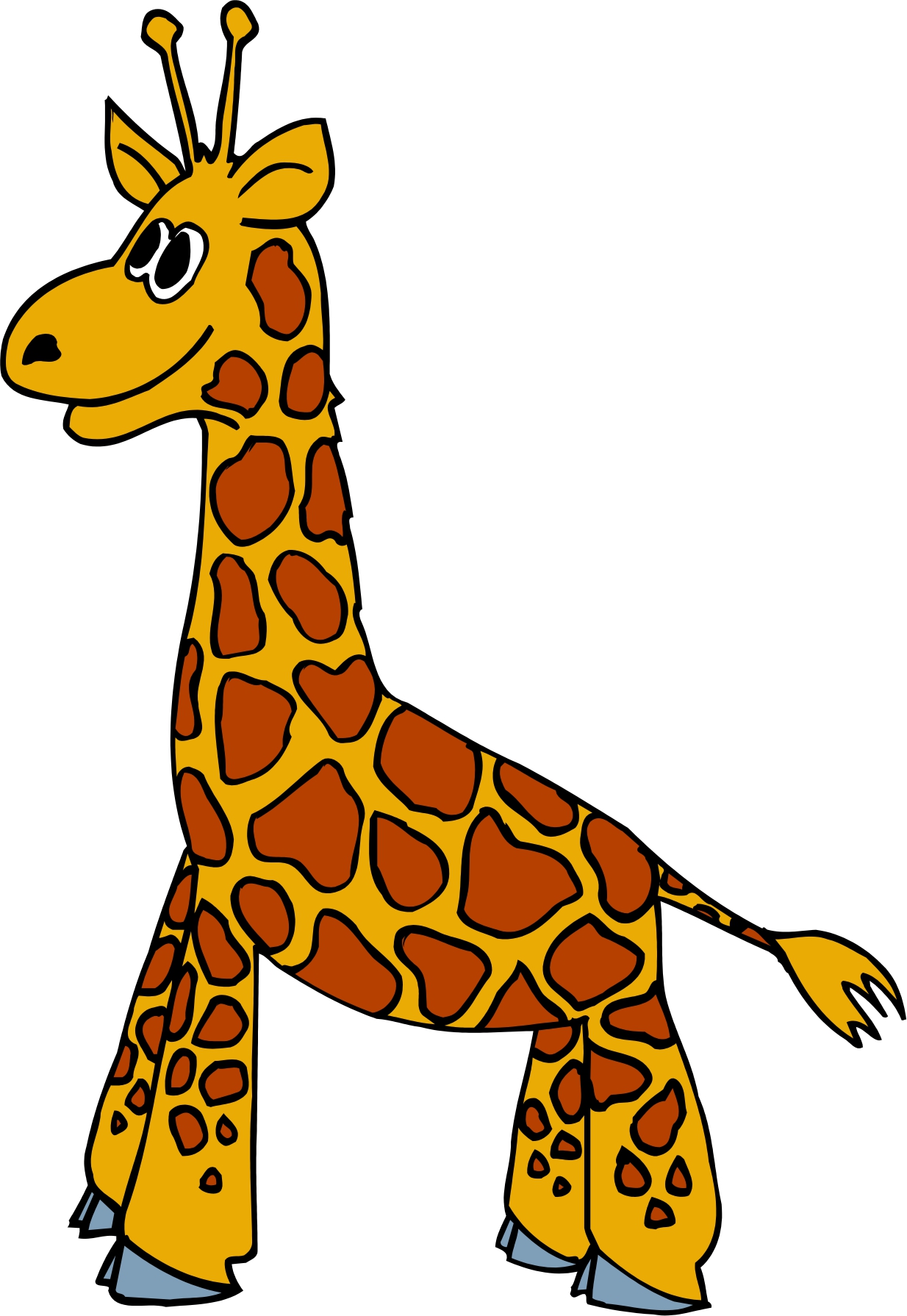 Giraffe cartoon clipart