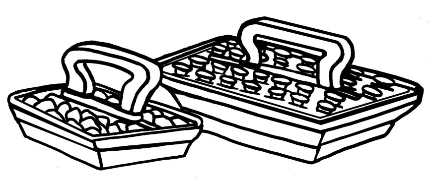 LDSFiles Clipart: Sacrament Trays