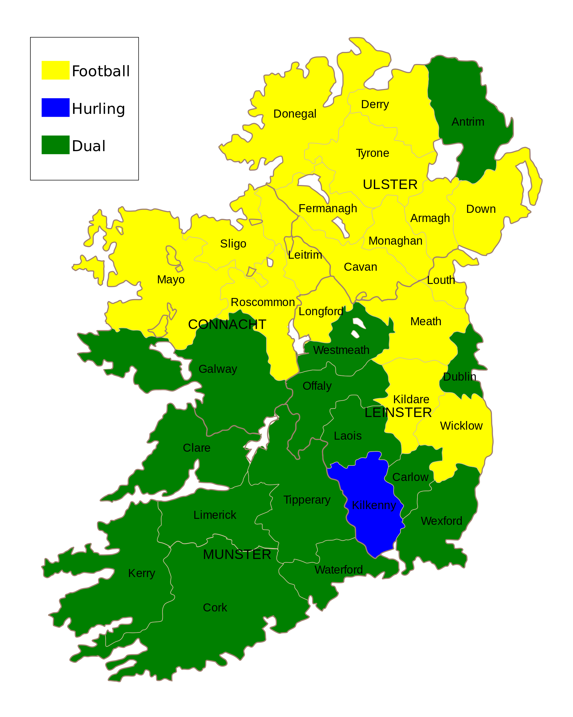 File:Gaelic Games County Map.svg