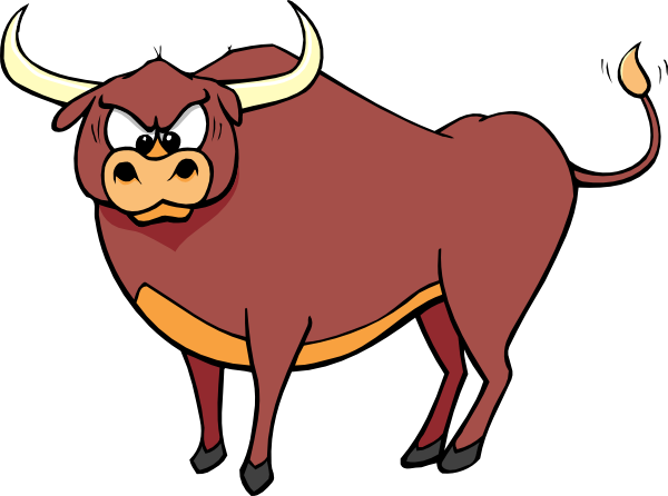 Angry Cow Clipart
