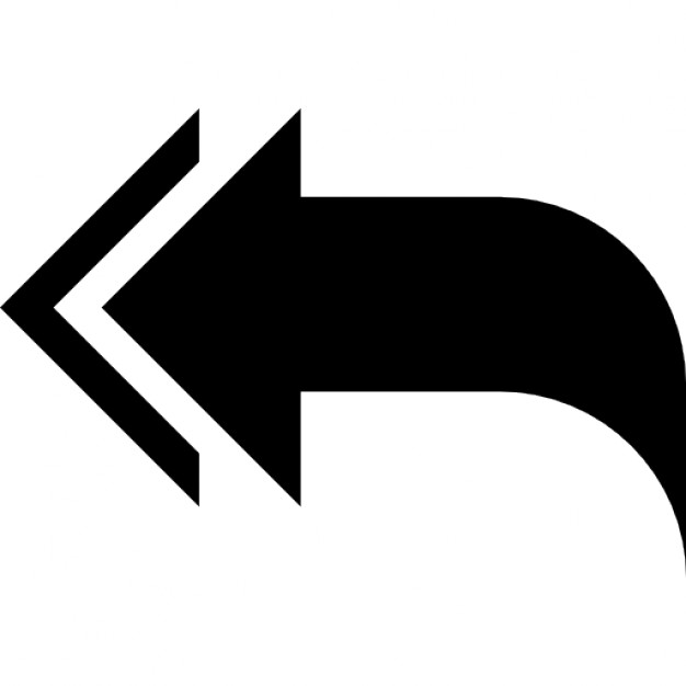 Reply all arrow symbol Icons | Free Download