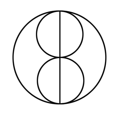 Yin Yang White Outline Clipart - Free to use Clip Art Resource